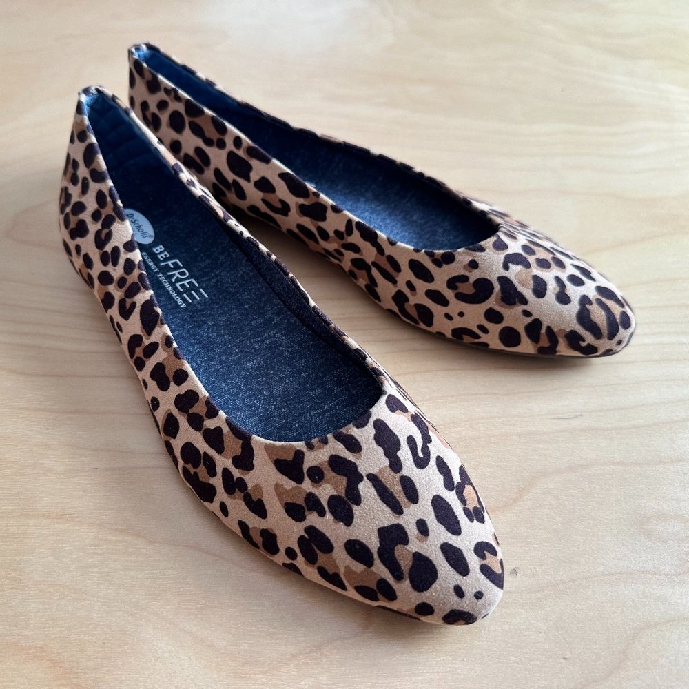 Dr. Scholl’s Leopard Print Pointed Toe Flats